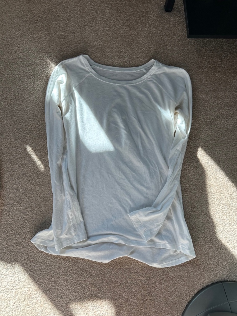 Lululemon Long Sleeve White Top